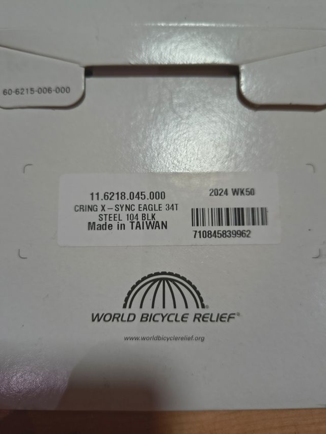 Plato SRAM Eagle 34T 104BCD