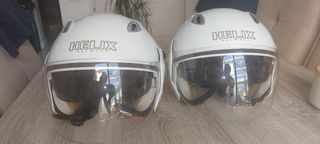 2 Cascos Helix Blancos