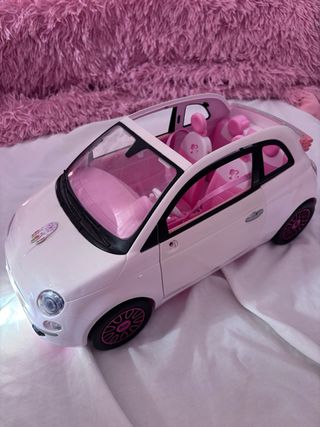 Auto Barbie Fiat 500 rosa