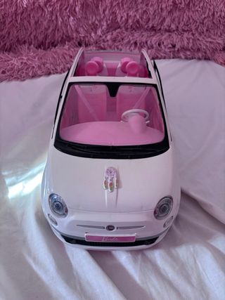 Auto Barbie Fiat 500 rosa