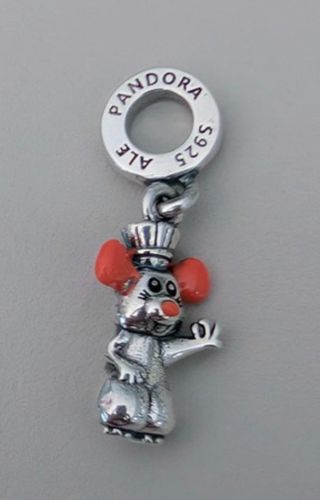 Charm Pandora ratón rojo