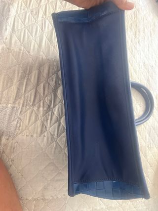 Borsa a mano blu