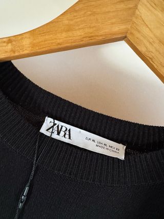 Vestido Zara rayas largo XL