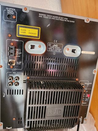 Minicadena JVC MX-J530R gris plata