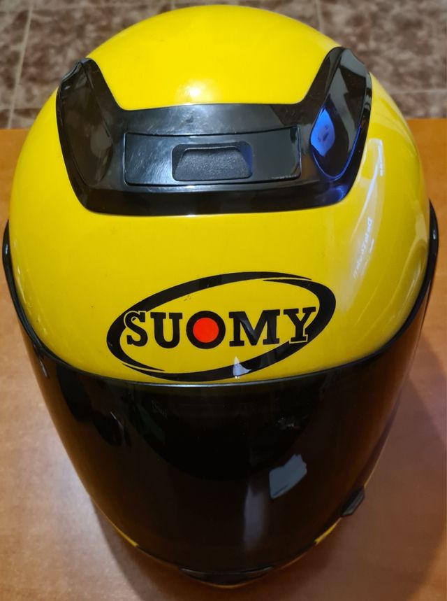 Casco moto SUOMY XL amarillo