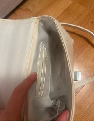 Bolso bandolera blanco Stradivarius