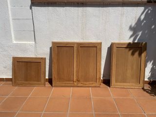 Puertas madera pino - 3 unidades