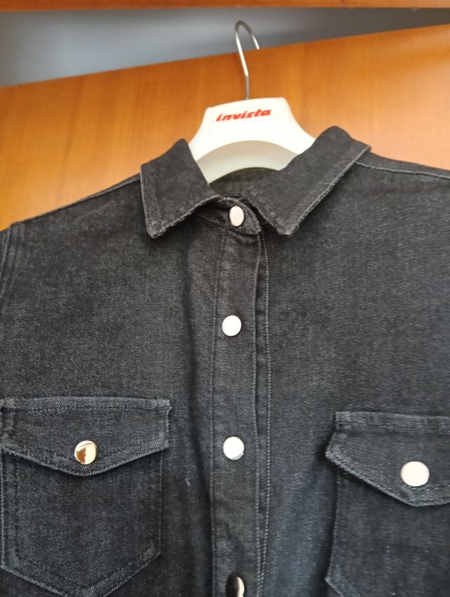 Vestito Jeans Nero Donna Tg M