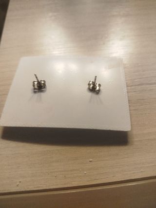 Pendientes osito plata 🐻
