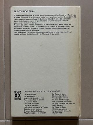 El segundo Reich. La Alemania del Kaiser Guillermo
