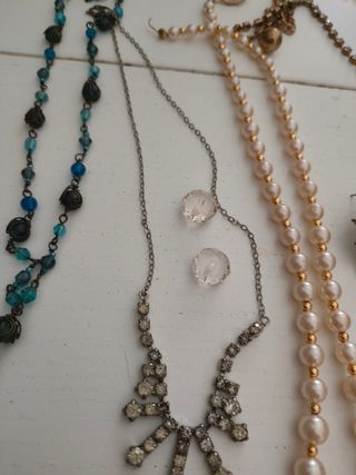 (A49) Collane e bijoux vintage multicolor