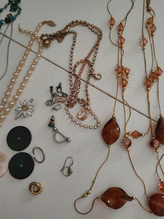 (A49) Collane e bijoux vintage multicolor