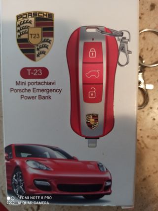 Portachiavi Mini Power Bank Porsche T-23