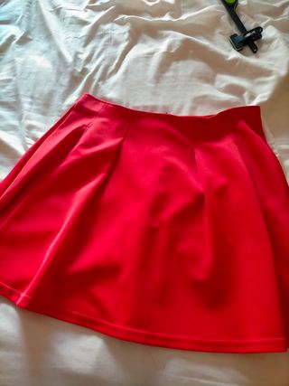 Falda roja Blue Illusion