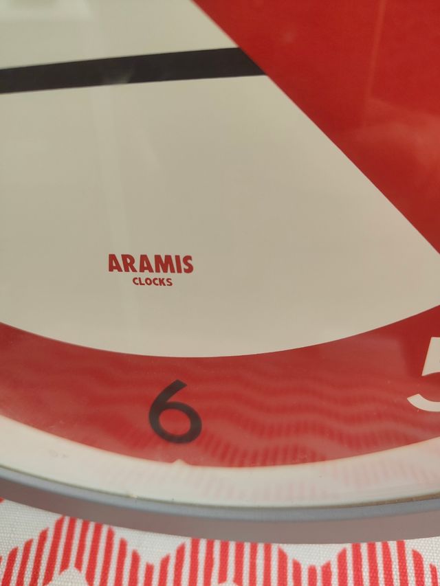 Reloj de pared Aramis "No Smoking" vintage