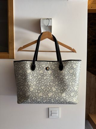 Bolso Tous tote blanco y negro (Leer descripción)