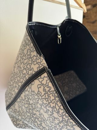 Bolso Tous tote blanco y negro (Leer descripción)