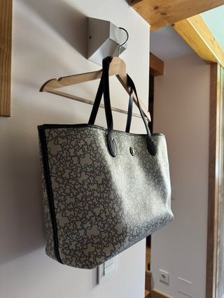 Bolso Tous tote blanco y negro (Leer descripción)