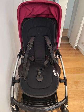 Bugaboo Bee 5: Silla paseo granate + capazo