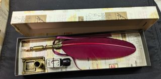 Penna D'Oca Bordeaux Calamaio Inchiostro C'art