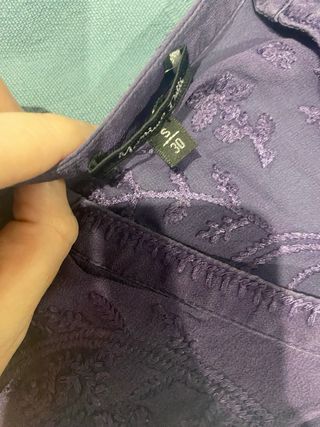 Camiseta Massimo Dutti morada