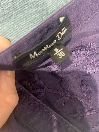 Camiseta Massimo Dutti morada