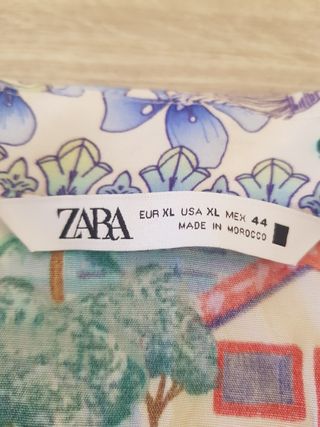 Camisa Zara estampada - Talla S