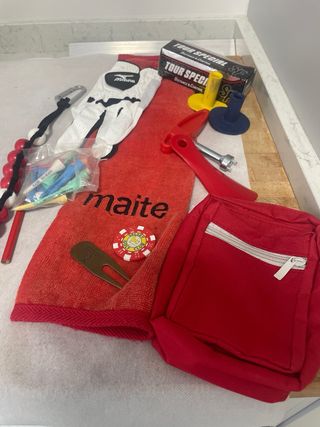 Accesorios golf: Guante, Tees, Bola