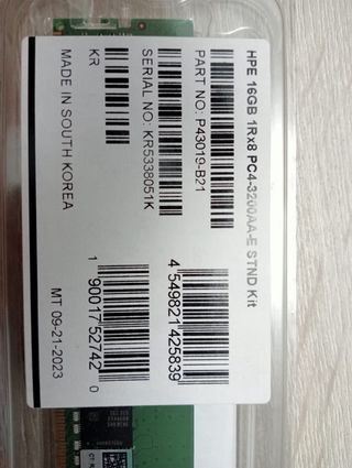 RAM HPE 16GB DDR4 3200MHz