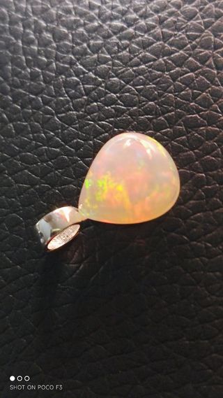 Colgante ópalo Etíope en plata 925
