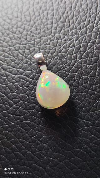 Colgante ópalo Etíope en plata 925