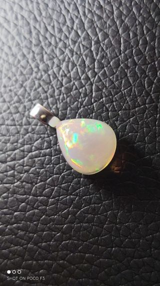 Colgante ópalo Etíope en plata 925