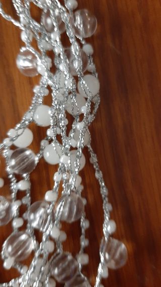 Collana argento | bianca 25cm