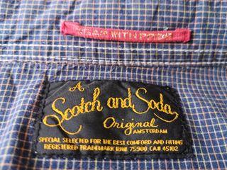 Camisa Scotch&Soda cuadros azul