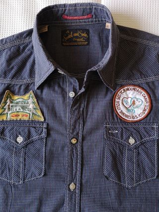 Camisa Scotch&Soda cuadros azul