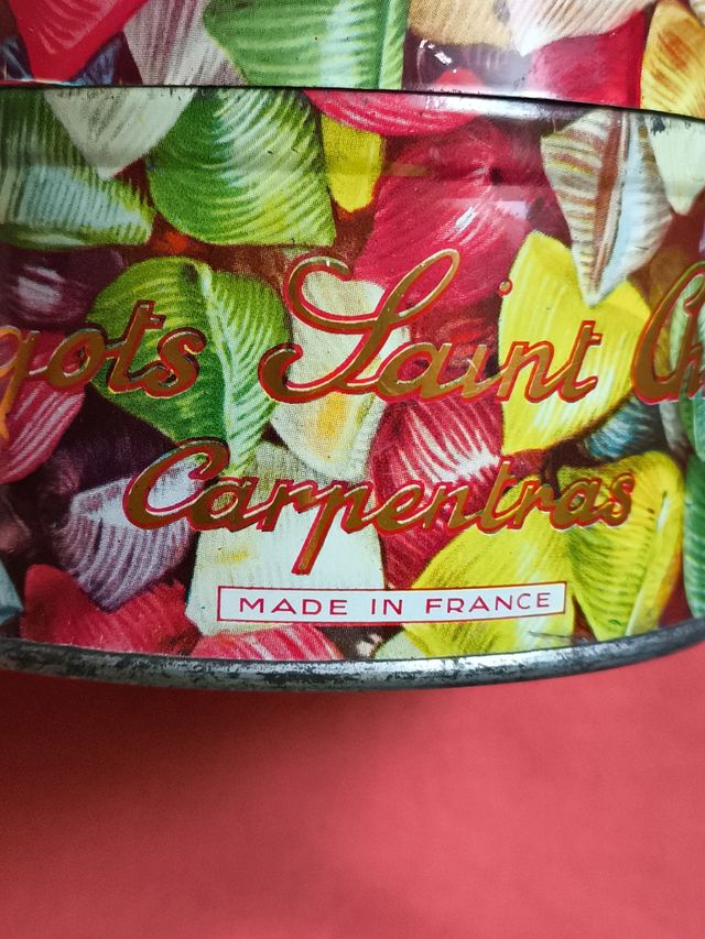 CAJA LATA DE METAL BERLINGOTS CARAMELOS FRANCIA 