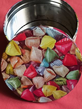 CAJA LATA DE METAL BERLINGOTS CARAMELOS FRANCIA 
