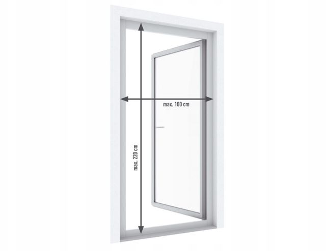 Zanzariera finestra - max 100x220cm