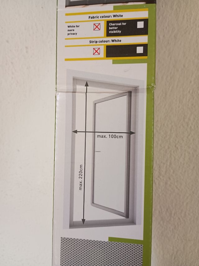 Zanzariera finestra - max 100x220cm