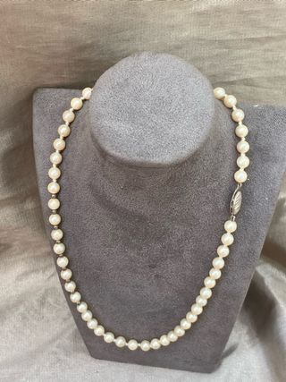Collar perlas cultivadas plata 925