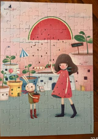 Puzzle infantil Santoro 100 piezas y Trolls 104