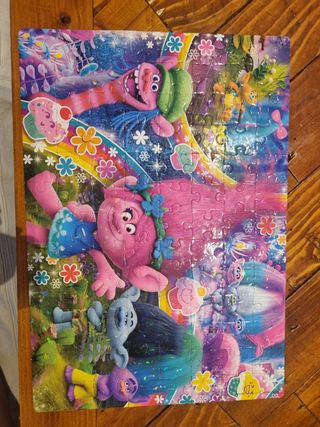 Puzzle infantil Santoro 100 piezas y Trolls 104