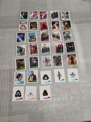 Cromos Star Wars: 30 unidades