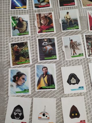 Cromos Star Wars: 30 unidades