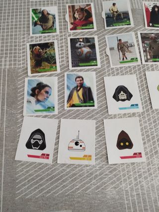 Cromos Star Wars: 30 unidades