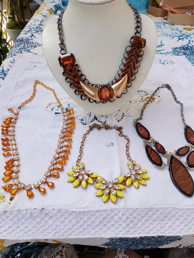 4 Collane - Marroni & Gialle