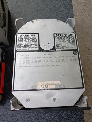 Discos duros antiguos