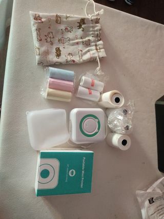 Mini impresora portátil - Blanco y Verde