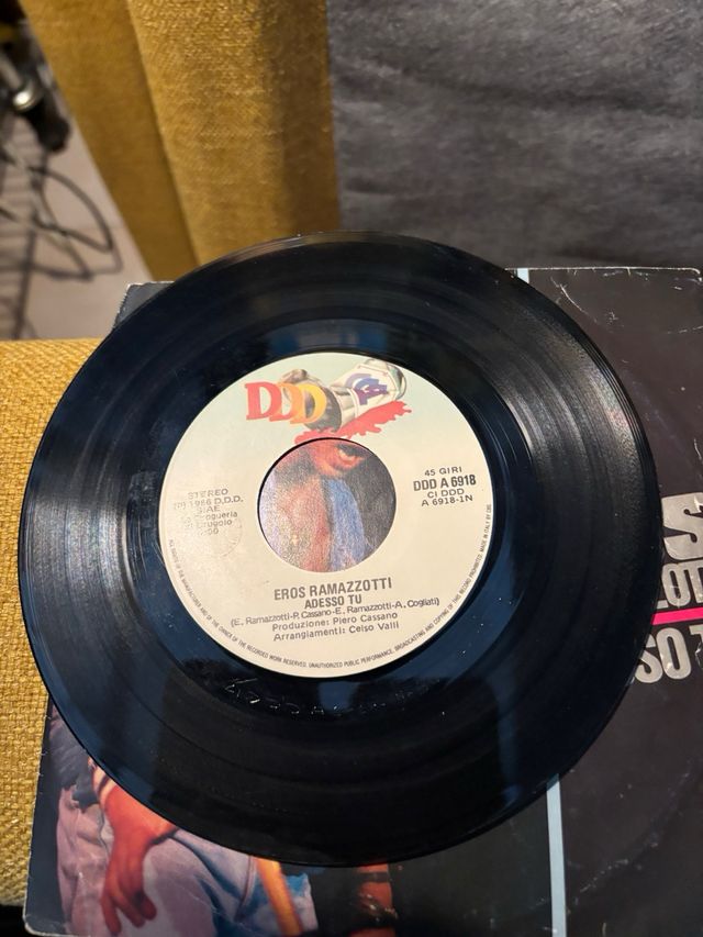 45 giri Eros Ramazzotti - Adesso Tu