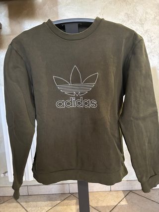 Felpa Adidas verde oliva